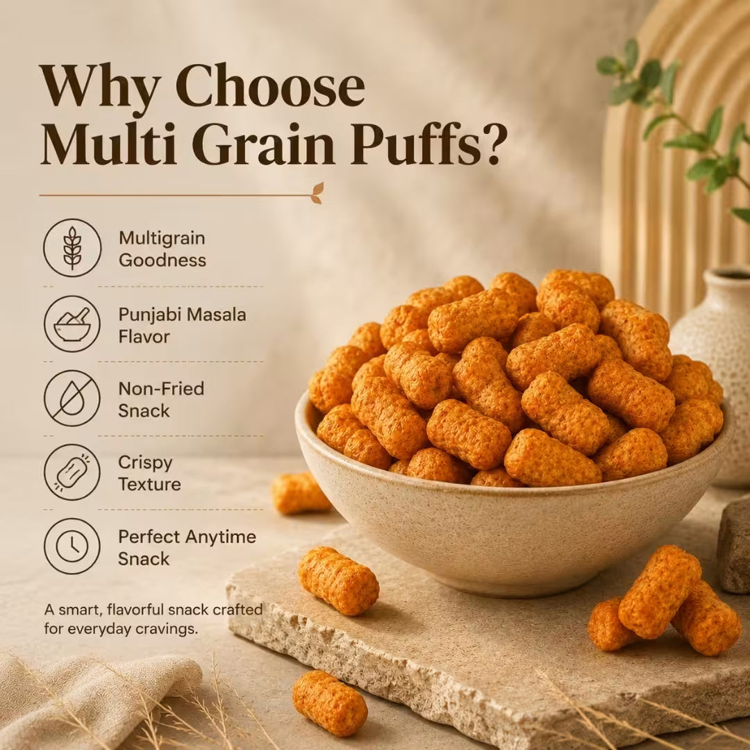 Multigrain Puffs – Punjabi Masala