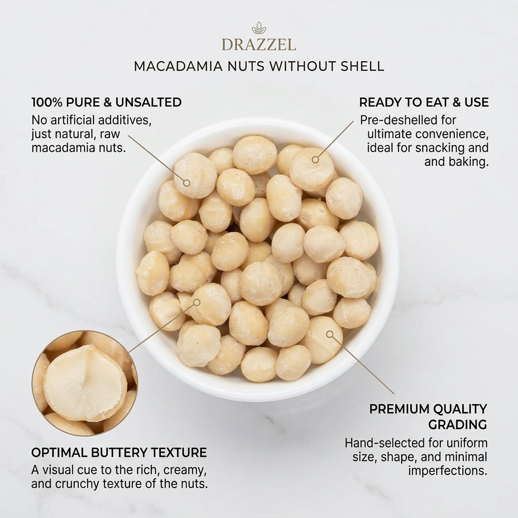 Drazzel Macadamia Nuts(without shell)