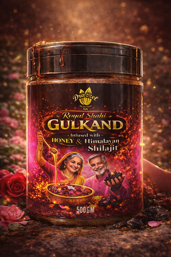 Drazzel Royal Shahi Gulkand Infused with Pure Honey & Himalayan Shilajit