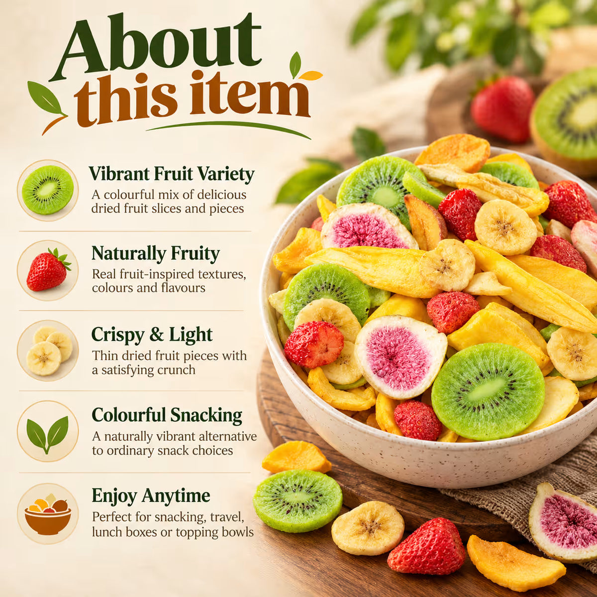 Raw Fruits Chips
