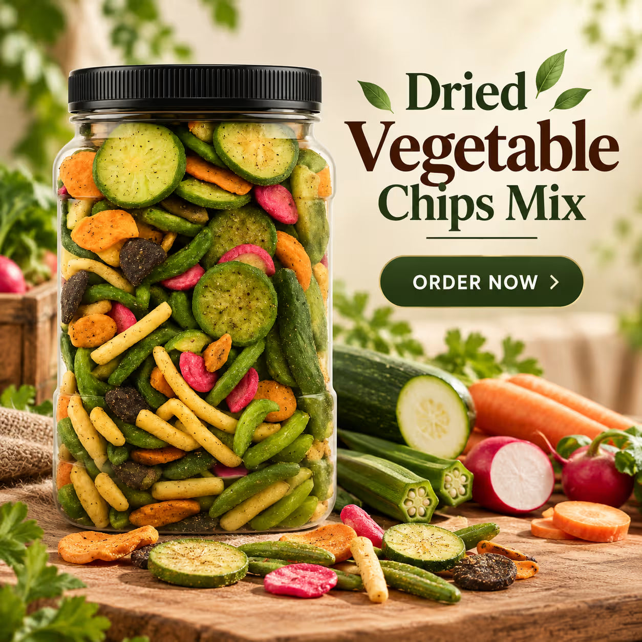 Dried Vegetable Chips Mix