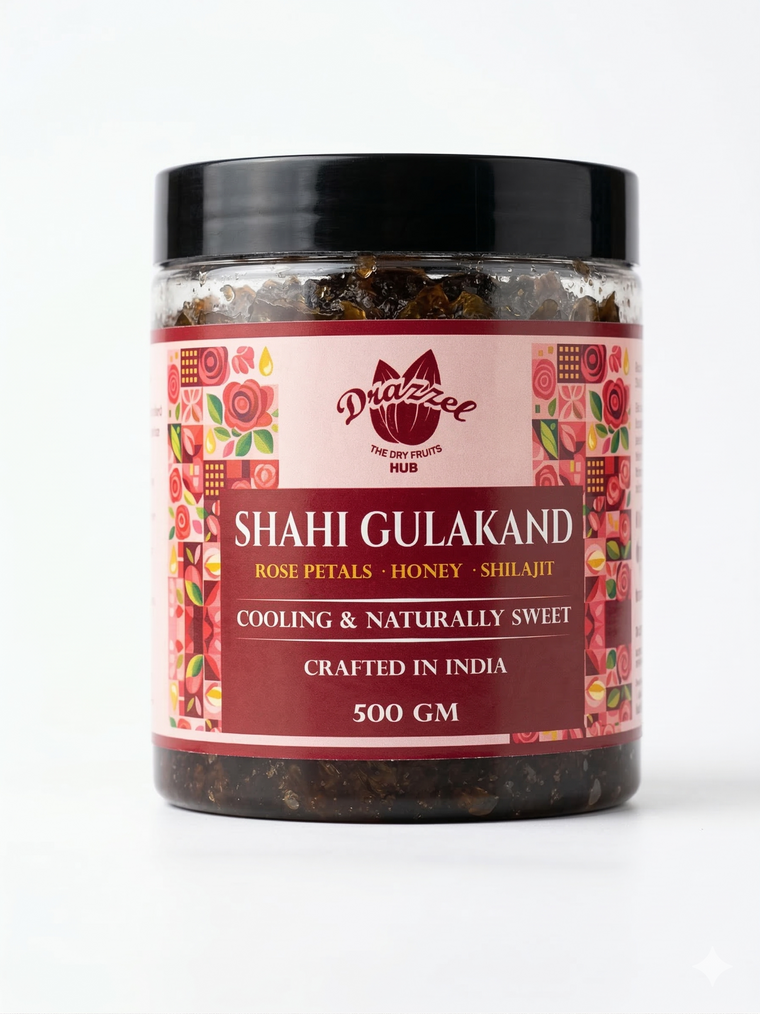 Drazzel Royal Shahi Gulkand Infused with Pure Honey & Himalayan Shilajit