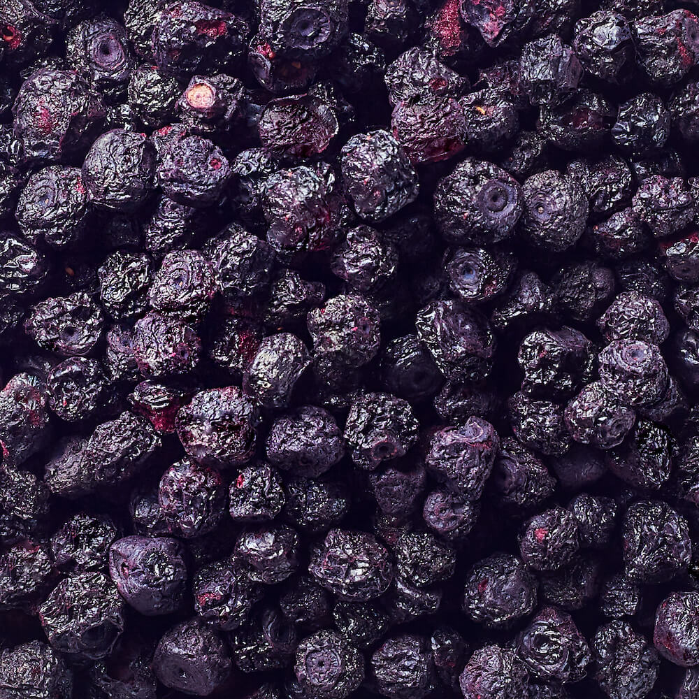 Dried Blue Berries